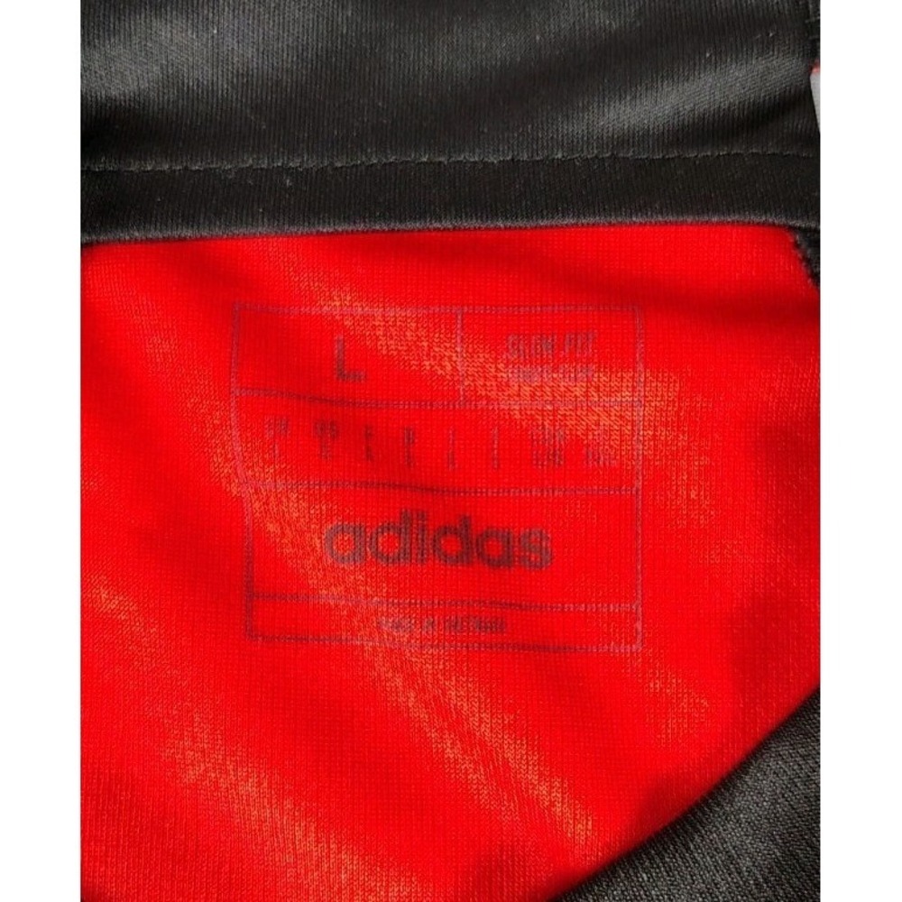 Adidas Belgium 2022-23 World Cup Flaming Shorts Sleeve Soccer Jersey Mens LG - Picture 6 of 12